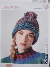 Load image into Gallery viewer, "Kabuki" knitting pattern by Adriafil