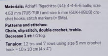 Load image into Gallery viewer, "Tropic" - crochet pattern by Adriafil (including a special offer)