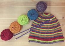 Load image into Gallery viewer, Knit Kit - Double Trouble hat by Vixter Woolista
