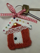 Load image into Gallery viewer, Knit Kit - "Gingerbread House" mini make by Vixter Woolista