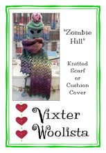 Load image into Gallery viewer, "Zombie Hill" knitting pattern by Vixter Woolista