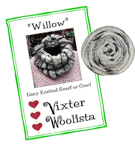 "Willow" easy knit kit by Vixter Woolista SPECIAL OFFER