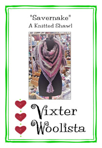 Savernake - pattern for a knitted shawl by Vixter Woolista