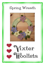 Load image into Gallery viewer, Spring Wreath - knitting pattern by Vixter Woolista
