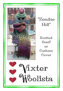 "Zombie Hill" knitting pattern by Vixter Woolista