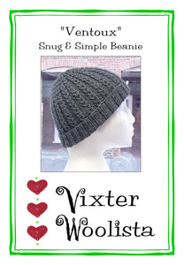 "Ventoux" - knitting pattern by Vixter Woolista