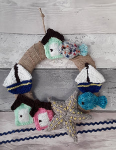 Seaside Wreath Knit Kit